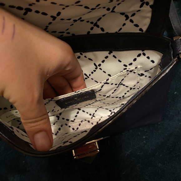 Kate Spade Navy Mini Leather Crossbody Purse - Picture 4 of 8